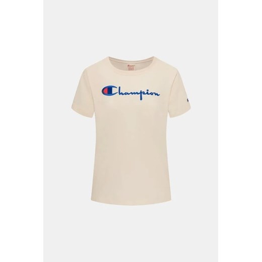 CHAMPION T-shirt - Beżowy - Kobieta - S (S) Champion XS(XS) promocja Halfprice