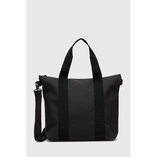 Rains torba 14160 Tote Bags kolor czarny ze sklepu PRM w kategorii Torby materiałowe - zdjęcie 162577823