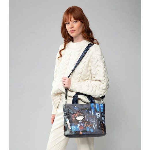 Shopper bag Anekke młodzieżowa z nadrukiem