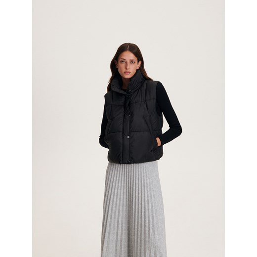 Reserved - Pikowana kamizelka - czarny Reserved L Reserved