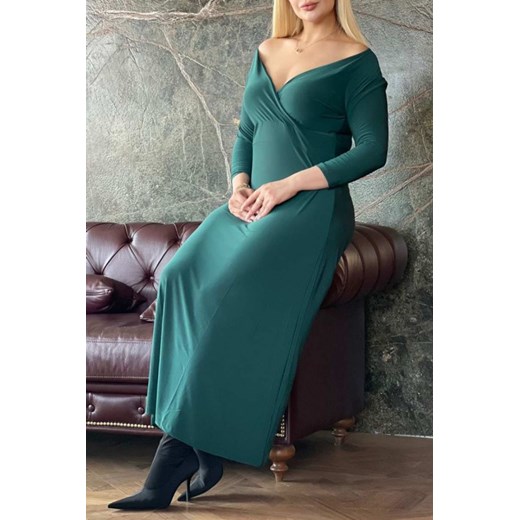 Sukienka ETILSA GREEN XXL promocyjna cena Ivet Shop