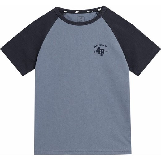 Koszulka chłopięca 4FJAW23TTSHM0805 4F ze sklepu SPORT-SHOP.pl w kategorii T-shirty chłopięce - zdjęcie 162632790
