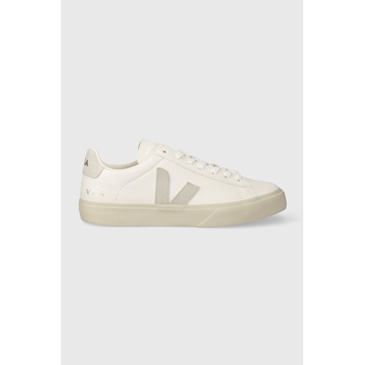 Veja sneakersy skórzane Campo kolor biały CP0502429B ze sklepu PRM w kategorii Trampki męskie - zdjęcie 162637731