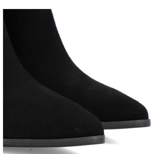 Botki Kotyl z zamkiem zamszowe eleganckie 