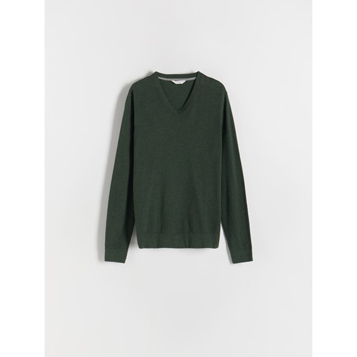 Reserved sweter męski z dekoltem w serek 