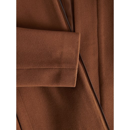 Marynarka męska Reserved brązowa z dzianiny elegancka 