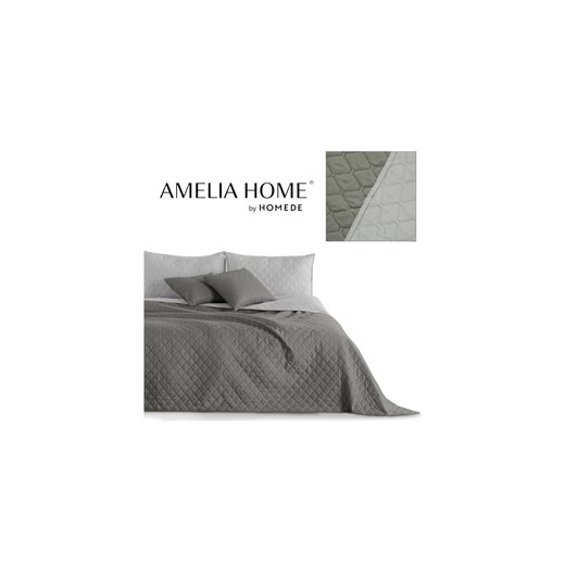 Narzuta dwustronna Axel - grafitowa 170x210 cm Ameliahome 170x210 wyprzedaż 5.10.15
