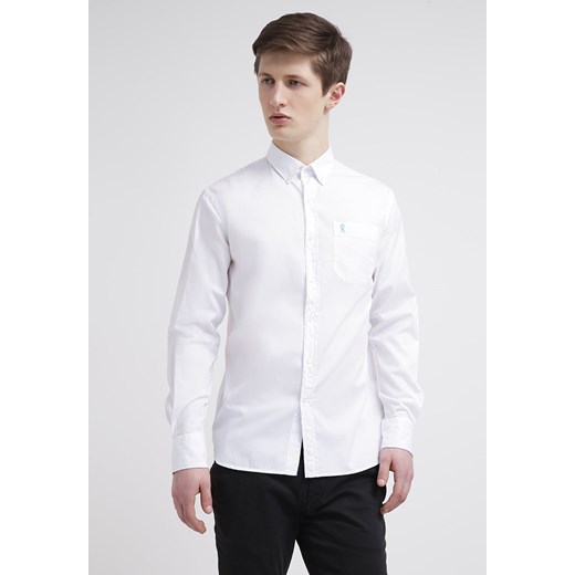 Vicomte A. Koszula blanc zalando bialy bez wzorów/nadruków