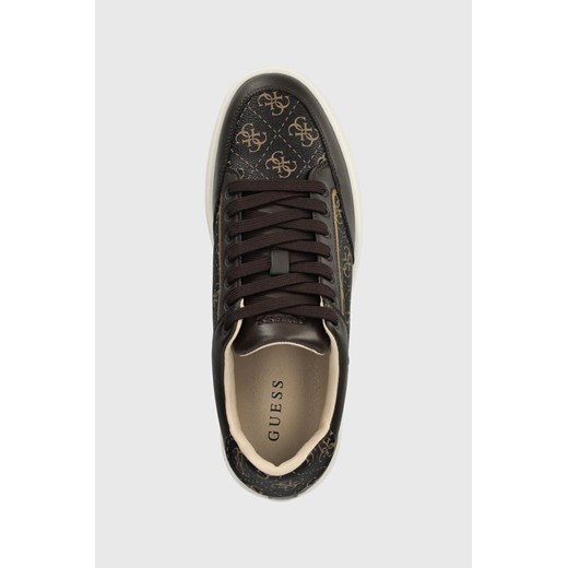 Guess sneakersy PARMA 4G kolor brązowy FM8PAG LEA12 Guess 42 ANSWEAR.com
