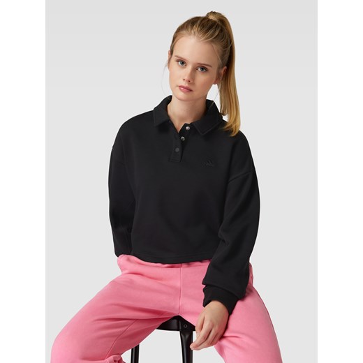 Bluza krótka z nadrukiem z logo z tyłu Adidas Sportswear L Peek&Cloppenburg 