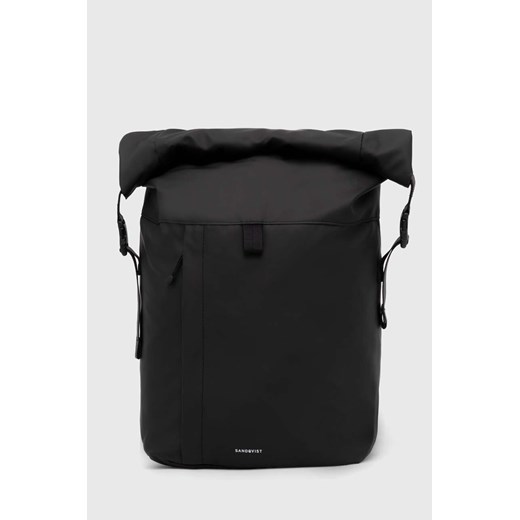 Sandqvist plecak Konrad kolor czarny duży gładki SQA1605 ze sklepu PRM w kategorii Plecaki - zdjęcie 162705611