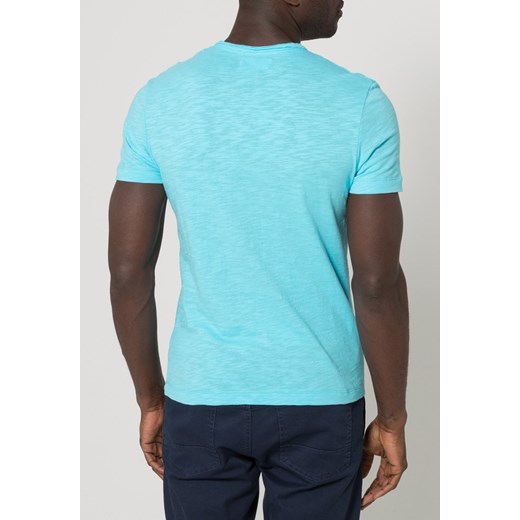 Harris Wilson RENOIR Tshirt basic turquoise zalando turkusowy krótkie