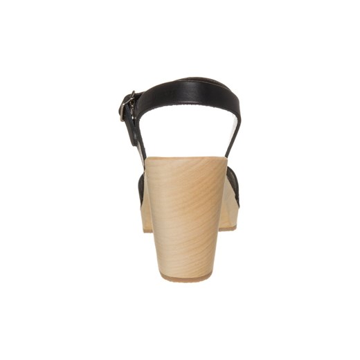 Swedish hasbeens Sandały black/nature zalando bialy lato