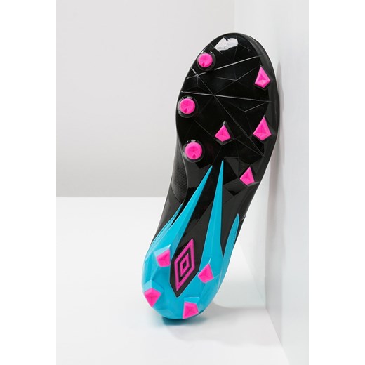 Umbro VELOCITA PREMIER HG Korki Lanki black/pink glow/blue atoll zalando czarny ocieplane