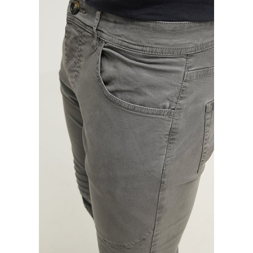 Blauer Spodnie materiałowe grigio scuro zalando szary mat