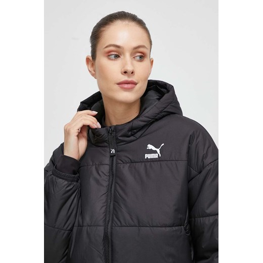 Puma kurtka damska kolor czarny zimowa Puma L wyprzedaż PRM