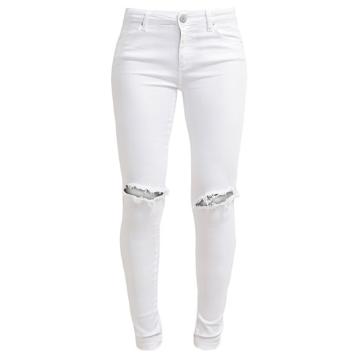 Fiveunits PENELOPE Jeansy Slim fit white zalando szary abstrakcyjne wzory