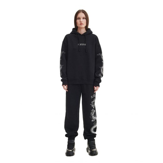 Cropp - Czarne dresowe joggery - czarny Cropp XL Cropp