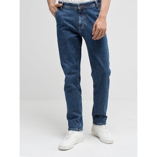 Spodnie jeans męskie proste z linii Authentic Workwear Trousers 488 ze sklepu Big Star w kategorii Jeansy męskie - zdjęcie 162737804