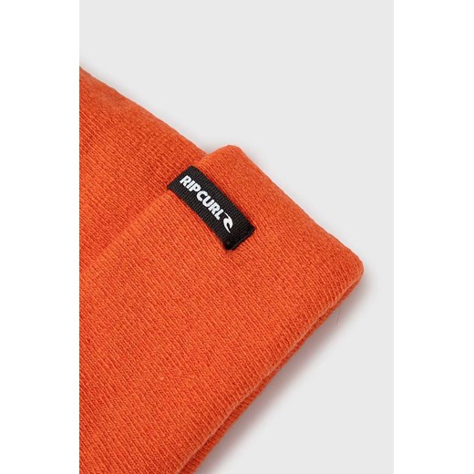 Rip Curl czapka z domieszką wełny kolor pomarańczowy z grubej dzianiny Rip Curl ONE ANSWEAR.com