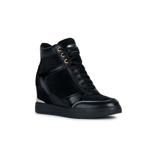 Geox sneakersy skórzane D MAURICA B kolor czarny D35PRB 02285 C9999 Geox 41 ANSWEAR.com