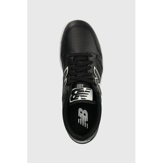 New Balance sneakersy skórzane BB480LBT kolor czarny New Balance 46.5 ANSWEAR.com