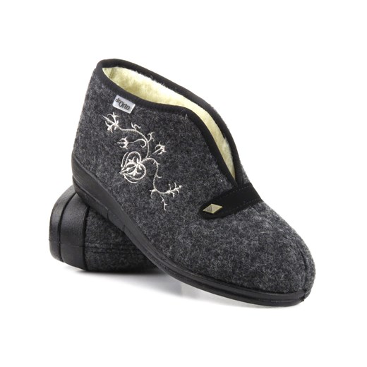 Kapcie, buty damskie ortopedyczne- Befado dr Orto 031D028, czarne ze sklepu ulubioneobuwie w kategorii Kapcie damskie - zdjęcie 162753831