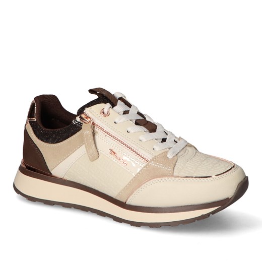 Sneakersy Tamaris 1-23726-41/387 Brązowe ze sklepu Arturo-obuwie w kategorii Buty sportowe damskie - zdjęcie 162755684