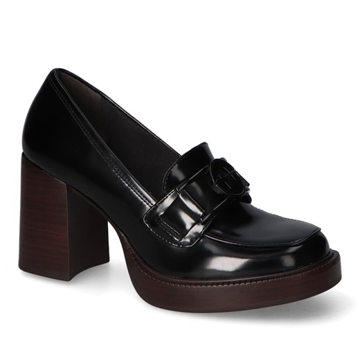 Półbuty Tamaris 1-24407-41/001 Czarne lico ze sklepu Arturo-obuwie w kategorii Półbuty damskie - zdjęcie 162755691