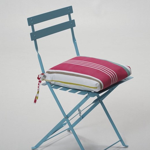Poduszki na krzesło, w paski, z tiulu, 100% bawełny (komplet 2 szt.), Scénario