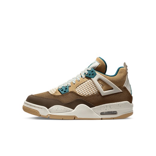 Buty dla dużych dzieci Air Jordan 4 Retro - Brązowy Jordan 35.5 Nike poland