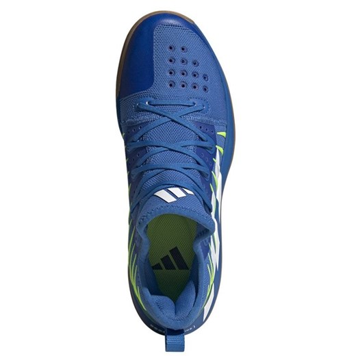 Buty sportowe męskie niebieskie Adidas sznurowane 