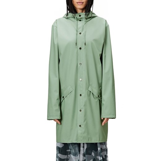 Kurtka Rains Long Jacket 12020-06 - zielona ze sklepu streetstyle24.pl w kategorii Kurtki męskie - zdjęcie 162766753