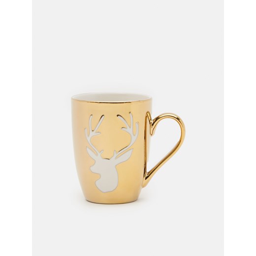 Sinsay - Kubek ceramiczny - złoty Sinsay Jeden rozmiar Sinsay