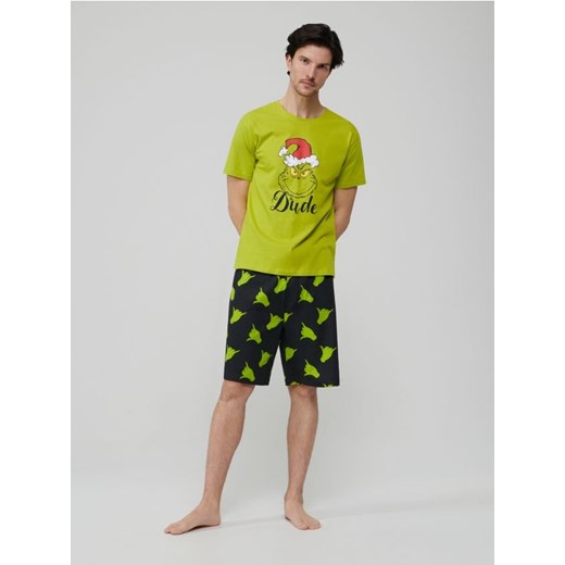 Sinsay - Piżama Grinch - zielony ze sklepu Sinsay w kategorii Piżamy męskie - zdjęcie 162771271
