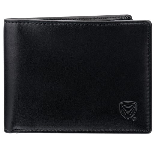 Cienki portfel męski skórzany typu SLIM (Czarny) ze sklepu Koruma ID Protection w kategorii Portfele męskie - zdjęcie 162783644