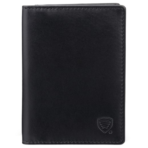 Skórzany portfel RFID na dokumenty oraz dowód rejestracyjny (czarny) ze sklepu Koruma ID Protection w kategorii Portfele męskie - zdjęcie 162783672