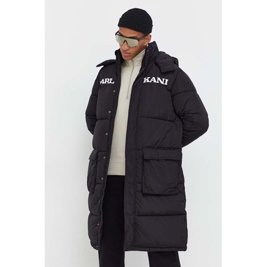 Karl Kani kurtka męska kolor czarny zimowa ze sklepu ANSWEAR.com w kategorii Kurtki męskie - zdjęcie 162789084