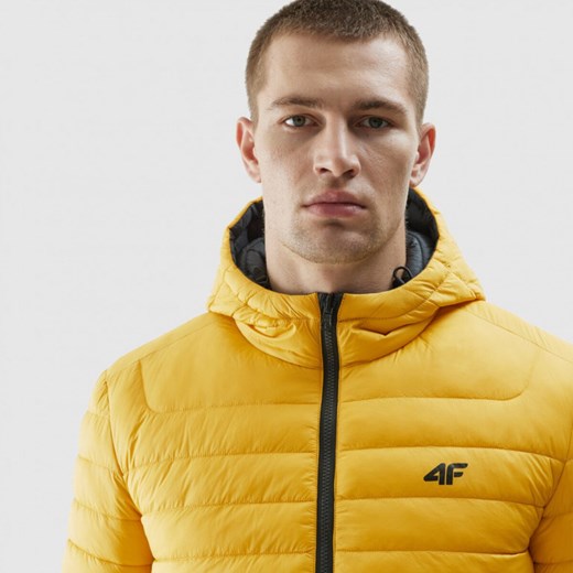 Męska kurtka puchowa pikowana 4F 4FAW23TDJAM242 - czarna XXL Sportstylestory.com