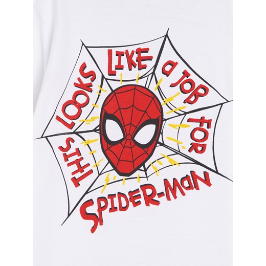 Sinsay - Koszulka Spiderman - biały Sinsay 110 Sinsay