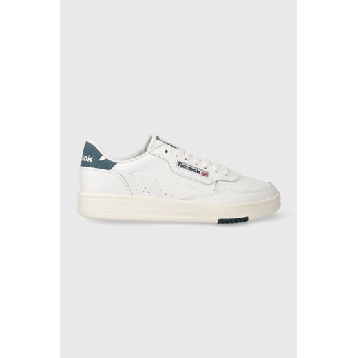 Reebok sneakersy skórzane kolor biały ze sklepu PRM w kategorii Buty sportowe męskie - zdjęcie 162810370