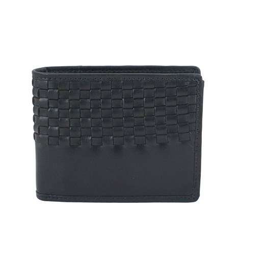 Stylowy portfel męski skórzany - Czarny ze sklepu Barberinis w kategorii Portfele męskie - zdjęcie 162814984