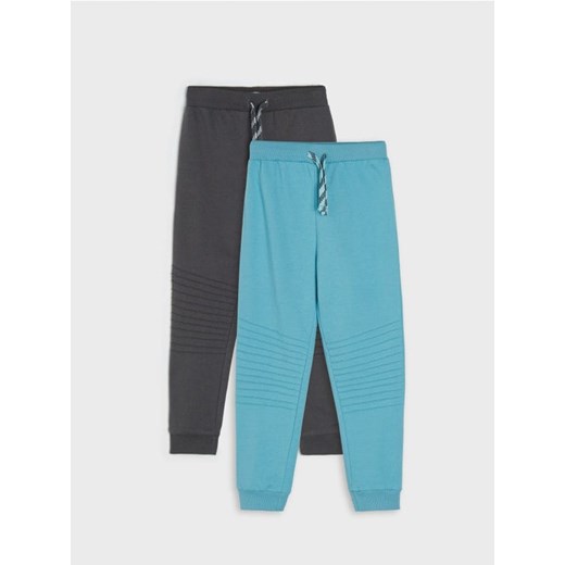 Sinsay - Spodnie dresowe jogger 2 pack - zielony ze sklepu Sinsay w kategorii Spodnie i półśpiochy - zdjęcie 162820423