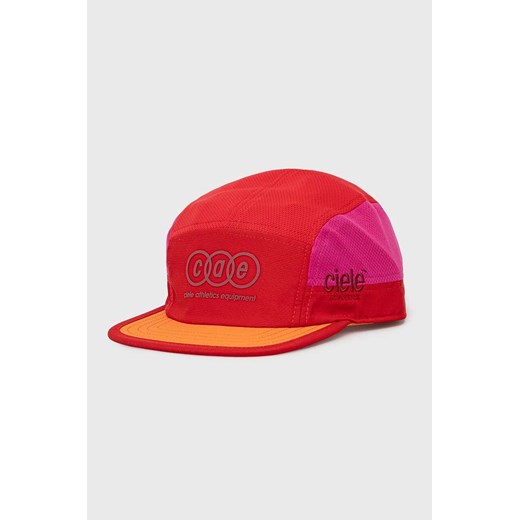 Ciele Athletics czapka z daszkiem ALZCap - EQ CLALZCEQ.RD002 kolor czerwony wzorzysta ze sklepu PRM w kategorii Czapki z daszkiem damskie - zdjęcie 162822051