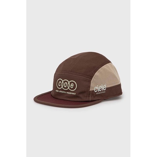 Ciele Athletics czapka z daszkiem ALZCap - EQ CLALZCEQ.DB001 kolor brązowy z ONE PRM promocja