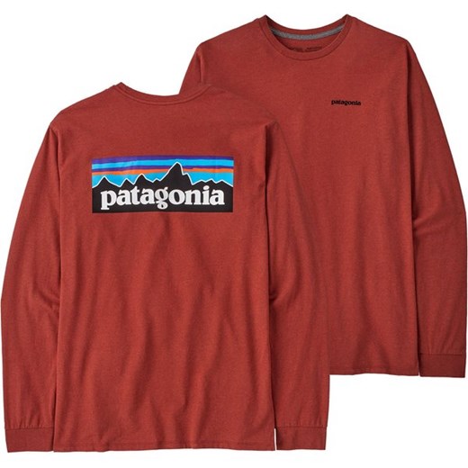 Longsleeve męski P-6 Logo Responsibili Tee Patagonia ze sklepu SPORT-SHOP.pl w kategorii T-shirty męskie - zdjęcie 162827112