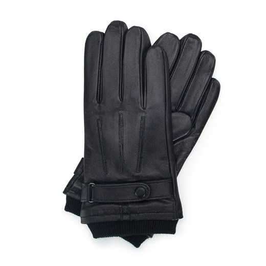 Rękawiczki męskie czarne ze sklepu WITTCHEN w kategorii Rękawiczki męskie - zdjęcie 162831174