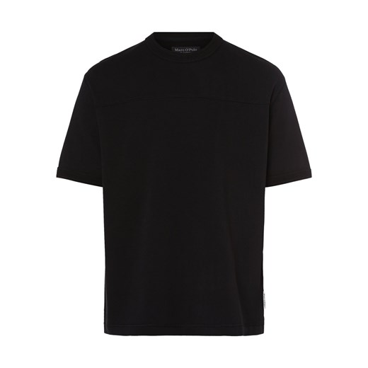 Marc O'Polo T-shirt męski Mężczyźni Bawełna czarny jednolity ze sklepu vangraaf w kategorii T-shirty męskie - zdjęcie 162832390