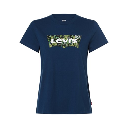 Levi's T-shirt damski Kobiety Bawełna petrol nadruk ze sklepu vangraaf w kategorii Bluzki damskie - zdjęcie 162832640