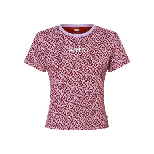 Levi's T-shirt damski Kobiety Bawełna czerwony wzorzysty ze sklepu vangraaf w kategorii Bluzki damskie - zdjęcie 162832641